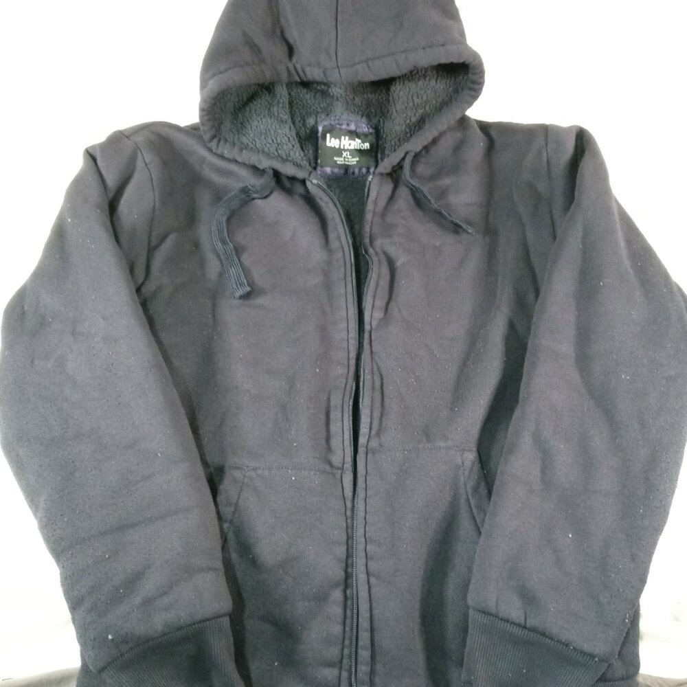 Men's Lee Hanton X-Large Dark Navy Blue Zip Up Hoodie